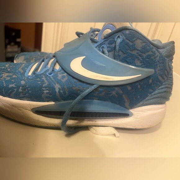 Nike KD14 TB University Blue/White Basketball Shoes DM5040-405 US Men Size 11.5 - Picture 7 of 13